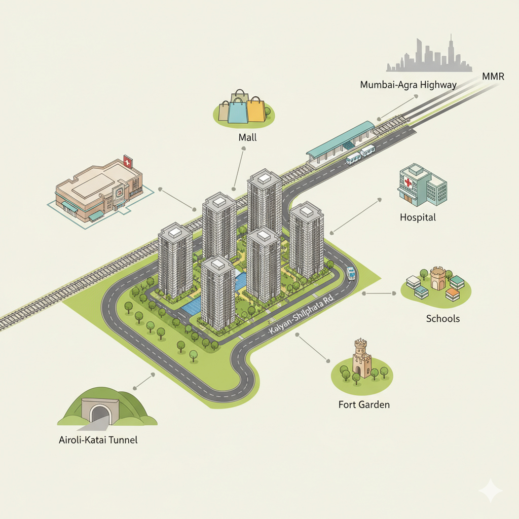 Godrej Greenview Estate Location Map